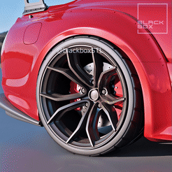 0.gif 3D file RMD Wheel Set front and rear for miniatures 1-24th・3D printable model to download, BlackBox