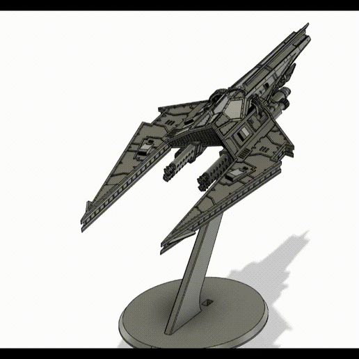 STL file Doom Fork Fighter 🎲 ・3D printing design to download・Cults