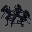 TurnT.mp4 Alien Xenomorph (3 poses Bundle)