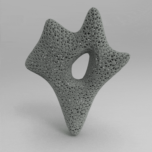 voronoi sculpture 10 3D model