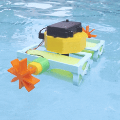 3d_printing_hero-float-loop-sq.gif Free STL file Crickit Paddle Wheel Boat・Template to download and 3D print