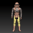 lando.gif Star Wars .stl LANDO CALRISSIAN (Skiff Guard Disguise) .3D action figure .OBJ Kenner style.