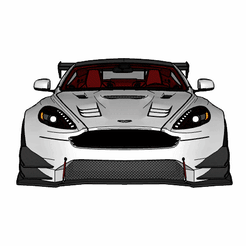 Aston-Martin-Virage.gif Archivo STL Aston Martin Virage・Objeto imprimible en 3D para descargar