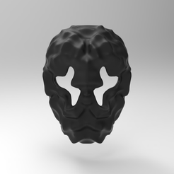 untitled.1133.gif Archivo STL mascara mask voronoi cosplay・Diseño de impresión en 3D para descargar, nikosanchez8898