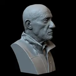 MikeTurn.gif 3D file Mike Ehrmantraut (Jonathan Banks) from Breaking Bad and Better Call Saul・3D print design to download