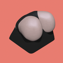 bootycap1.gif STL file Booty Keycap 🍑💦・3D printable model to download