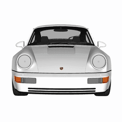 Porsche-911-964-Turbo-1993.gif Archivo STL Porsche 911 964 Turbo・Plan imprimible en 3D para descargar