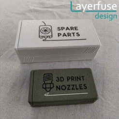 020-preview.gif STL file Containers for Nozzles and Spare Parts・Template to download and 3D print