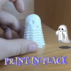 20230109_172630.gif Flexi Ghost 👻 (PRINT IN PLACE, NO SUPPORT)