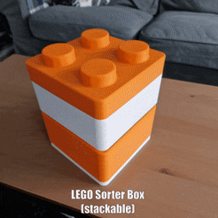 Final.gif Datei STL Brick Box - Stapelbarer Sortierer・Design für 3D-Drucker zum herunterladen