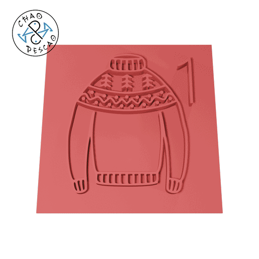 Advent Calendar Cookie Cutter + Stamps (Embossed & Debossed) Collection Set - Fondant - Polymer Clay