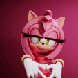 360.gif Amy Rose | Sonic The Hedgehog.