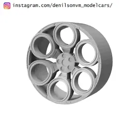 0-ezgif.com-optimize.gif Lamborghini Urus RDB Wheel for Alpha Models 1/24 scale