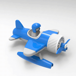 img1.gif Free STL file V1 seaplane・3D printer design to download, jpgillot2