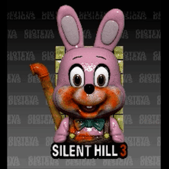 rOBIE.gif STL file Silent Hill 3 Robbie The Rabbit・3D print object to download