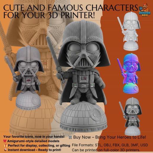 1.mp4 Darth Vader Knit Figure Galactic Dark Lord Reimagined