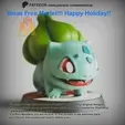 Bulbasaur.gif Bulbasaur - Seasonal Free Model!! - Pokémon  - FanArt
