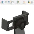fusion_360_show_compressed.gif 3D printable cell phone tripod mount