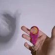 ezgif.com-gif-maker-1.gif Ninja shuriken keychain spinner NO BEARING gadget
