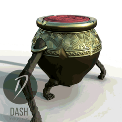 GIF.gif Télécharger fichier Bague Elden Pot Boy • Modèle imprimable en 3D, Dash_Industries