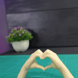 dos-manos-formando-un-corazón.gif Two hands forming a heart 🫶 | Hand of young woman | Heart with hands.
