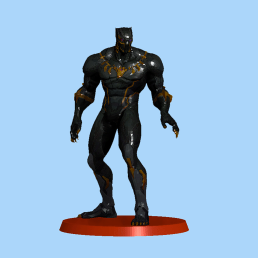 Black Panther Marvel Rivals 3D model