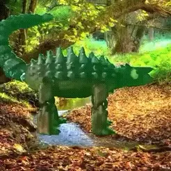 WhatsApp-Video-2022-12-04-at-19.50.19.gif STL file FLEXIBLE DINOSAUR・3D printing template to download