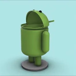 GIF.gif Trash - Android OS Robot Andy - Android OS Robot Andy's Trash Bin / Trashcan