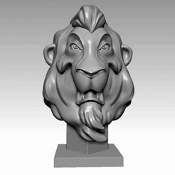 video-scar.gif STL file Scar Bust・3D printable design to download, luisquispeparedes