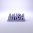 Linda_Super.gif Linda 3D Nametag - 5 Fonts