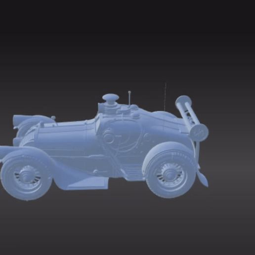 ezgif.com-video-to-gif-converter.gif Imperial Steampunk Roadmaster - Modelo OBJ imprimible en 3D