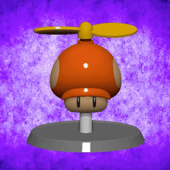 ZBrush-Movie-02.gif Fichier STL Champignon à hélice Mario Based・Design pour impression 3D à télécharger, Elementalgeek