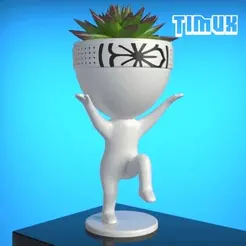 TIMUX_MY16.gif STL file ROBERT PLANT KARATE KID・3D printer design to download