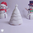 VID20221121140318.gif Fichier OBJ Arbre de Noël avec une étoile cachée・Modèle pour impression 3D à télécharger