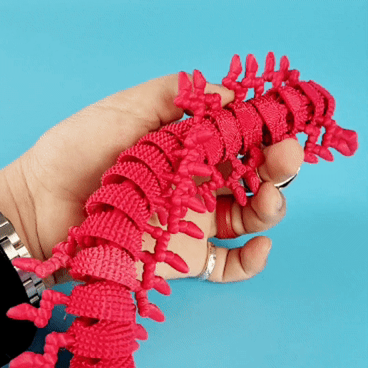 Articulated African Giant MilliPad 3D model