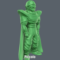 Piccolo.gif Download free STL file Piccolo (Easy print no support) • 3D printable design, Alsamen