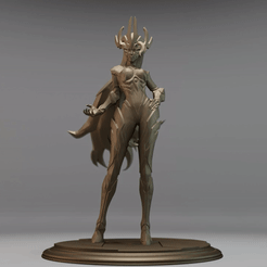 selena-abyss3.gif STL file SELENA ABYSS LADY VENGEANCE - MOBILE LEGENDS・3D print object to download