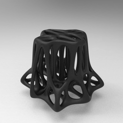 untitled.867.gif STL file parametric voronoi cube table・Model to download and 3D print, nikosanchez8898