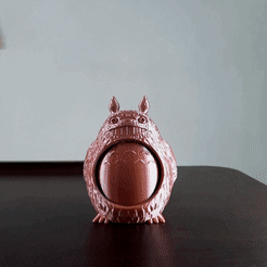 gif-totoro.gif STL file Totoro Jewelry Keeper - No Support・3D printer design to download, Aslan3d
