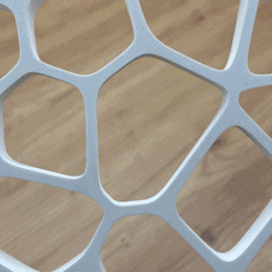Voronoi-fruit-bowl-GIF.gif Archivo STL FRUTERO VORONOI・Plan de impresión en 3D para descargar