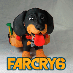 Chorizo-02.gif STL file Far Cry 6 FanART Chorizo・3D print object to download
