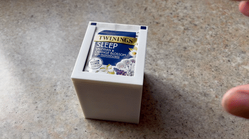 Modern and Functional Minimalist Premium Tea Boxes with Wall-Mount and Desktop Stand