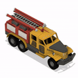 98927ec9-0d37-4d1b-9947-5a07e0701a24.gif Yellow Zil Fire Truck with Movement