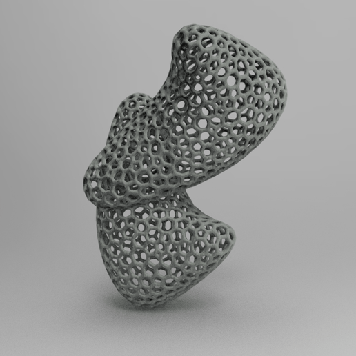voronoi sculpture 10 3D model