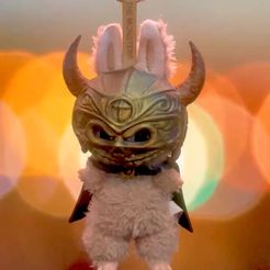 Labubu Accessories Toys -  Viking Skull Helmet