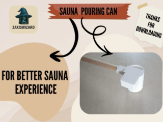 Sauna infusion jug for right-handers, small precise sauna infusion
