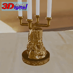 20211022_152256.gif Download file Virgin Mary Candle Holder • 3D printer design, Canvas3Digital