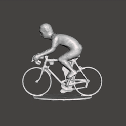 GIF.gif Archivo STL FIGURA DE JUGUETE CICLISTA 1:32 PARA MAQUETAS Y DIORAMAS・Modelo para descargar y imprimir en 3D