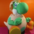 Yoshi Popcorn Bucket - Home - PLA - 3D printed product - фото 13