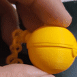 pokeballVideo.gif Articulated ulltra ball fanart keychain (no support)